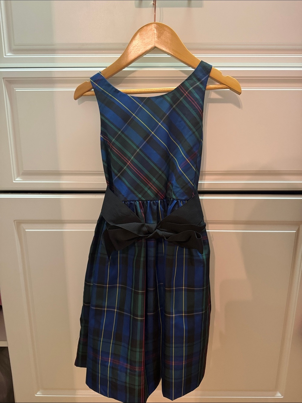 Ralph Lauren Navy tartan dress